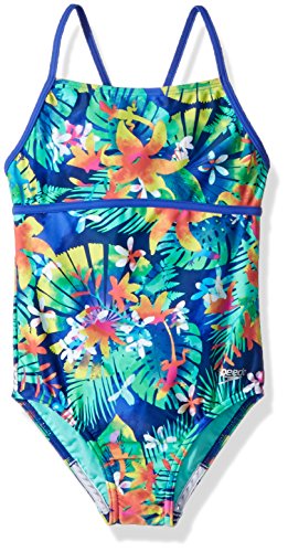 Speedo Girl's Swimsuit One Piece Thin Straps