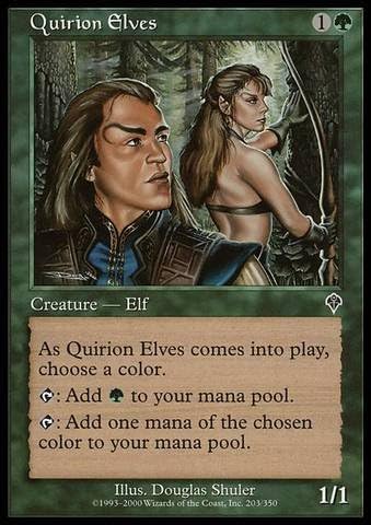 Magic The Gathering - Quirion Elves - Invasion