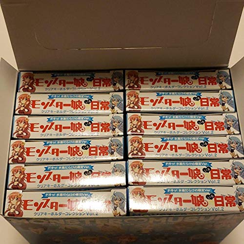 モンスター娘のいる日常 クリアキーホルダー 12個セット 駿河屋 -<中古>全12種セット 「モンスター娘のいる日常 クリア