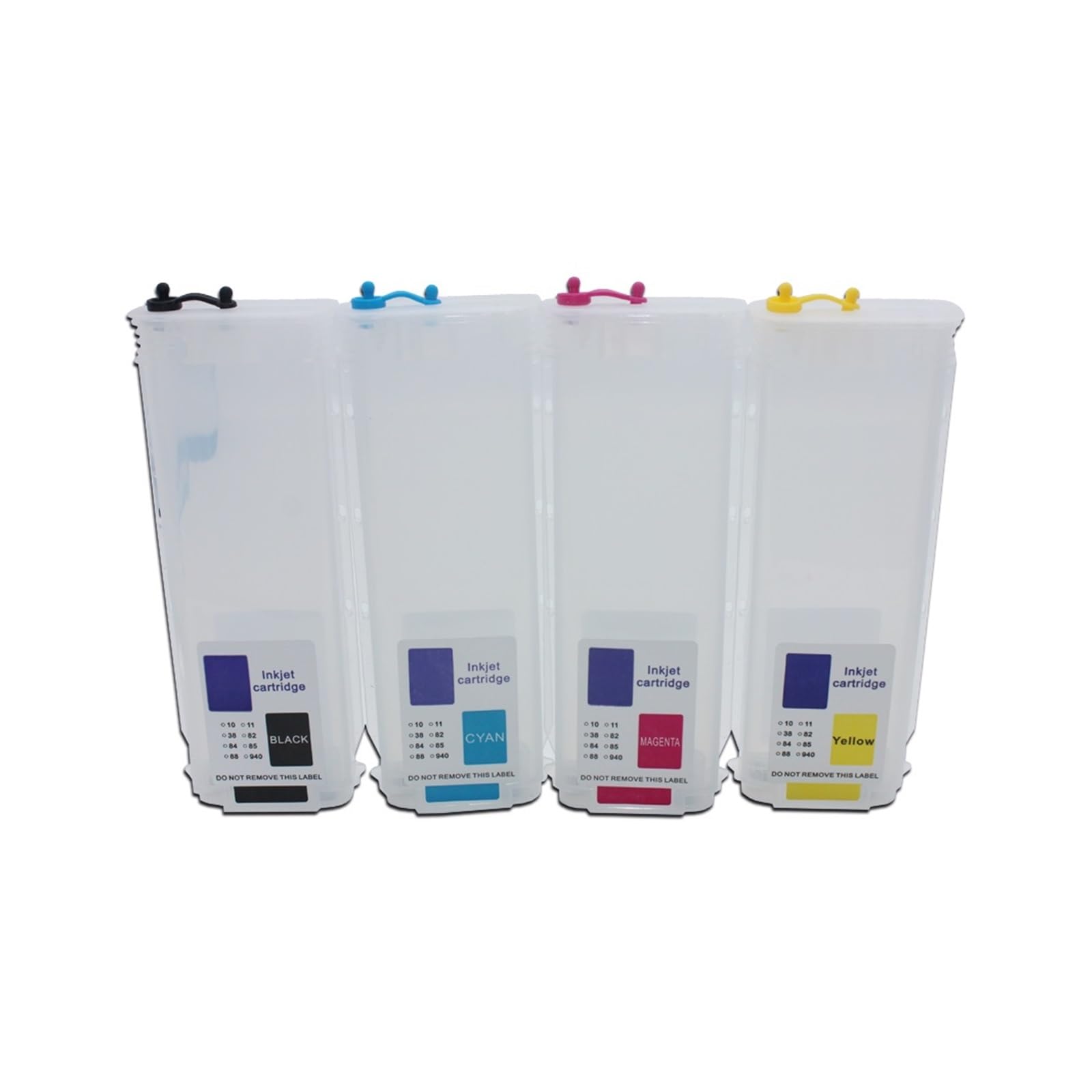 4 Couleurs 280ML HP82 Cartouche Rechargeable Compatible avec HP 510