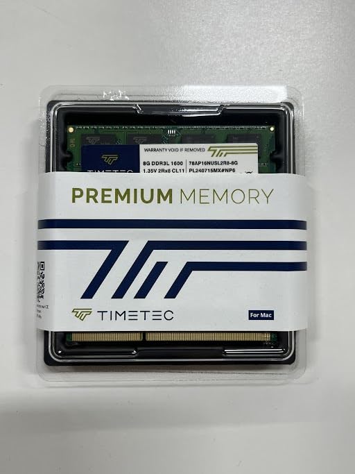 Timetec 16gb Kit 2x8gb Ddr3l 1333mhz Pc3 10600 Non Ecc