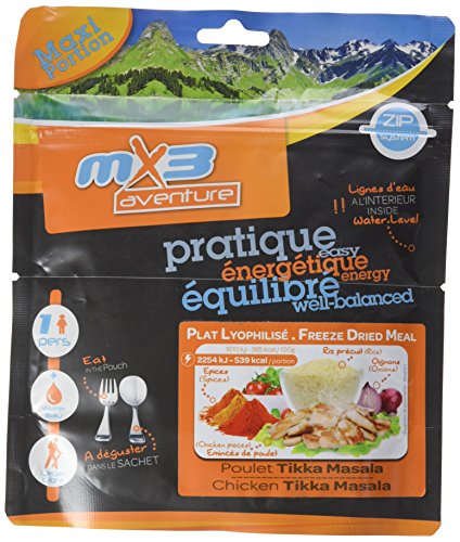 MX3 Adventure - Plato liofilizado: pollo tikka masala
