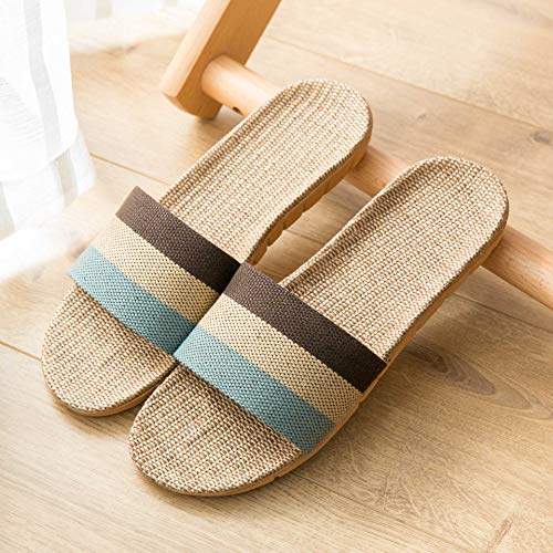Women's Indoor Linen Cotton Linen Home Slippers Casual Sandals2