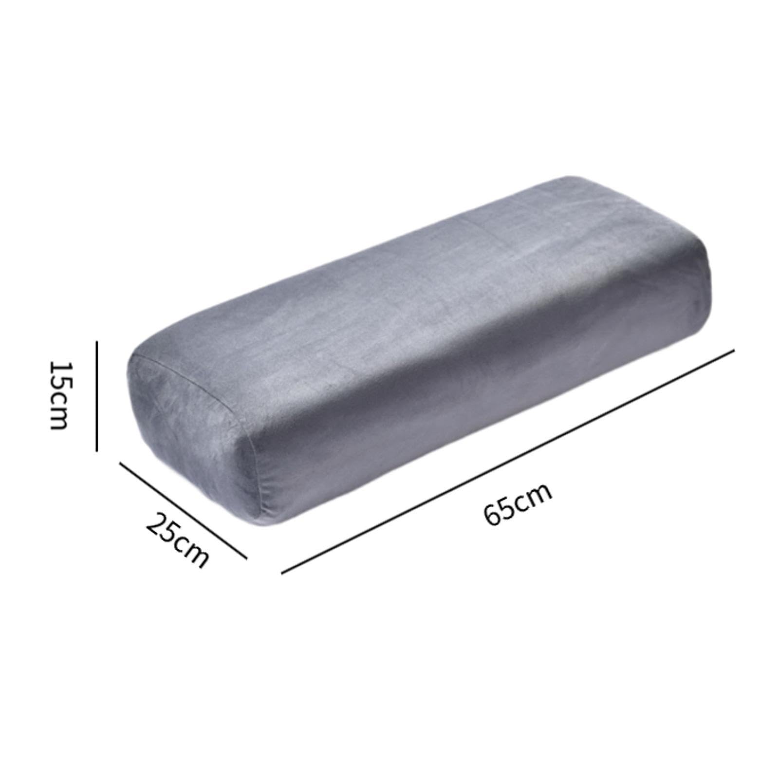Cojín de Rectangular con Asa de Transporte, Ideal para Las Piernas de Las Mujeres Durante La Meditación. Cojín de Apoyo Versátil.