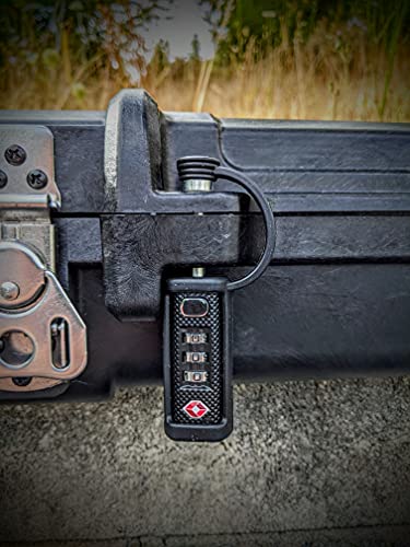 Cut-Resistant Gun Lock, TSA Approved Tamper-Proof Child-Safe Padlock, Black - image 9