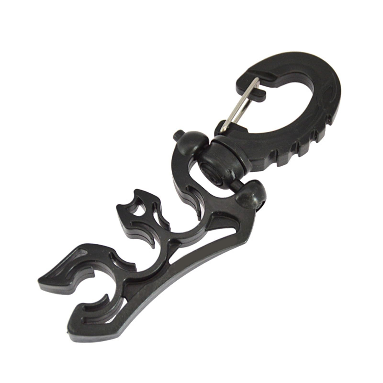 XUZHID Fixed Clamp?Scubas Hose Clip Scubas Diving Hose Holder Clip Diving Double Hose Clip with Hook Buckle for Snorkeling Scubas Diving