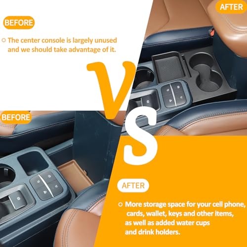 Central Control Cup Holder Stroage Box Compatible Ford Maverick miniatura 2