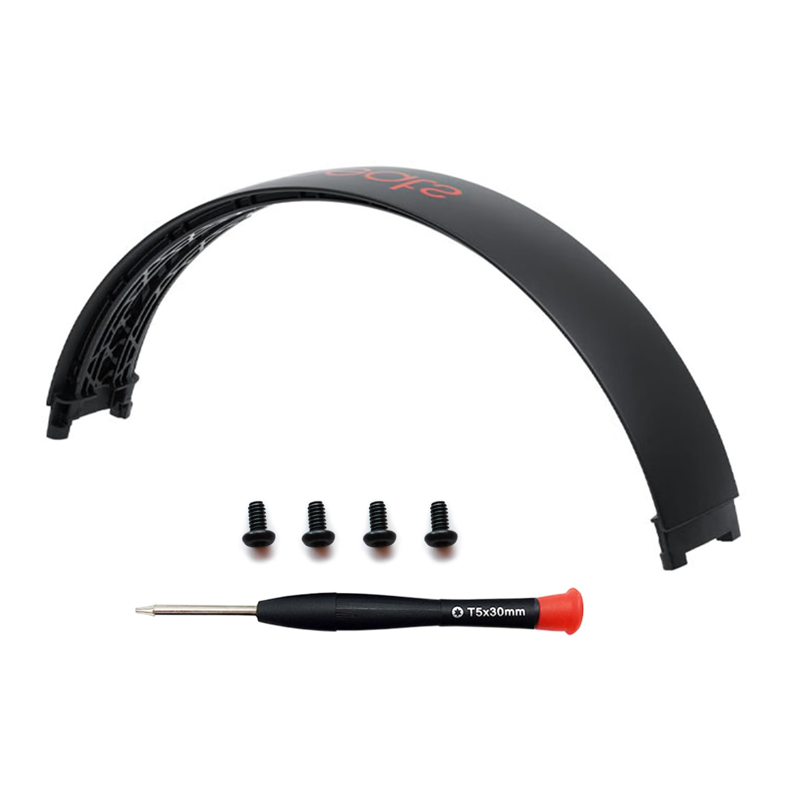 Studio 3 Headband - Replacement Parts Specifically Designed for Beats Studio 3 / A1914 Studio 2 Wired/Wireless Headphones (Black Red)