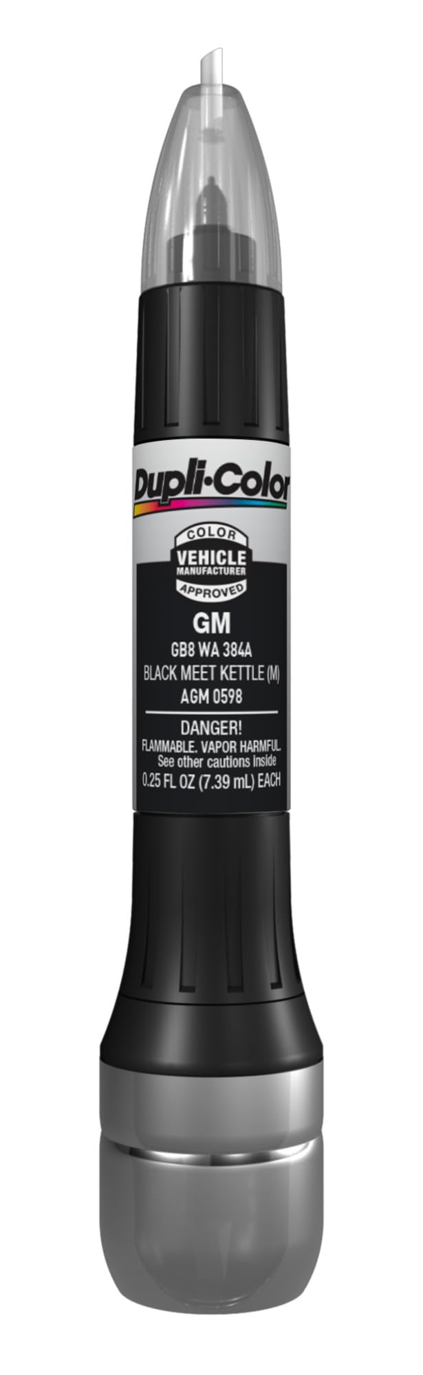 Dupli-Color Scratch Fix All-in-1 Touch Up Paint, Gloss, Black Meet Kettle (M), .50 fl. oz.
