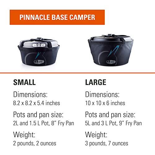 Gsi Outdoors, Pinnacle Base Camper, 8-Piece Camp Cookset, Small #TOP6