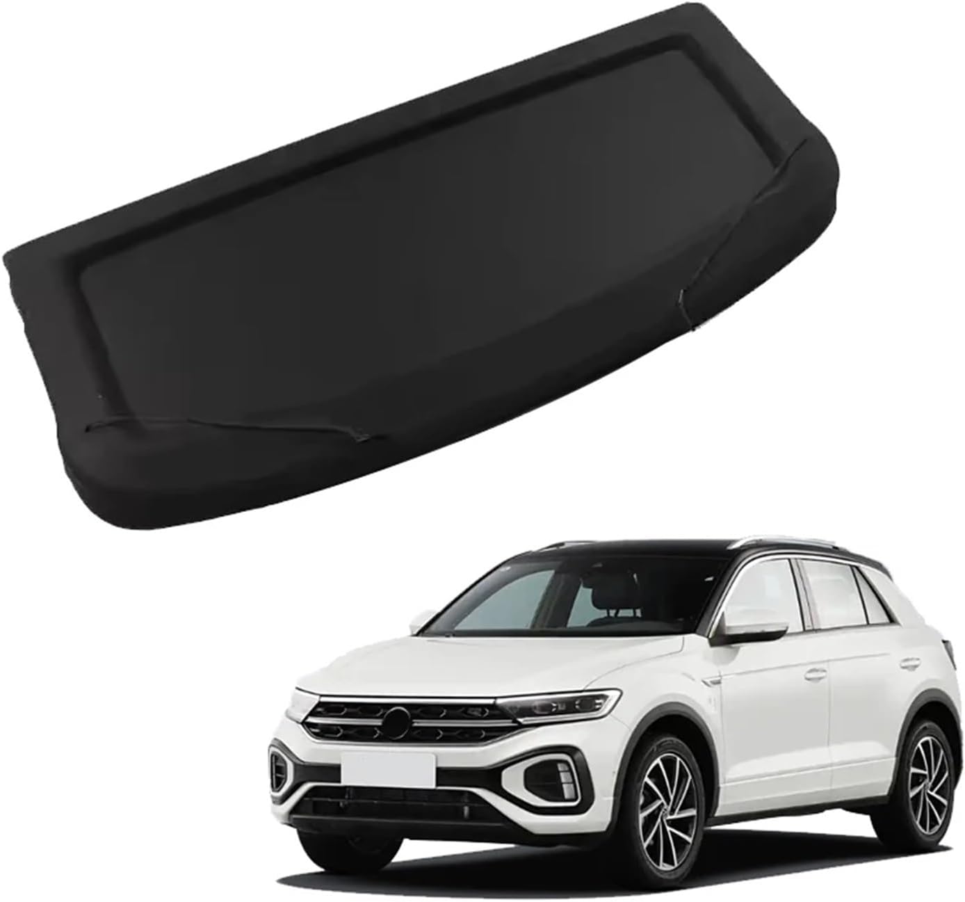 Compatible with VW T-ROC Not-Retractable Trunk Cargo Cover Parcel Rack Anti-Peeping Auto Interior Accessories