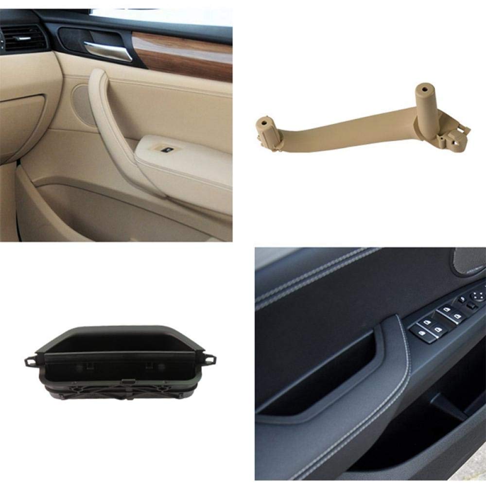 4 pz/set Car Interior Maniglia Della Porta Interna Tirare Trim Ciotola Misura Per Bmw F25 F26 X3 X4 2011-2017-Nero