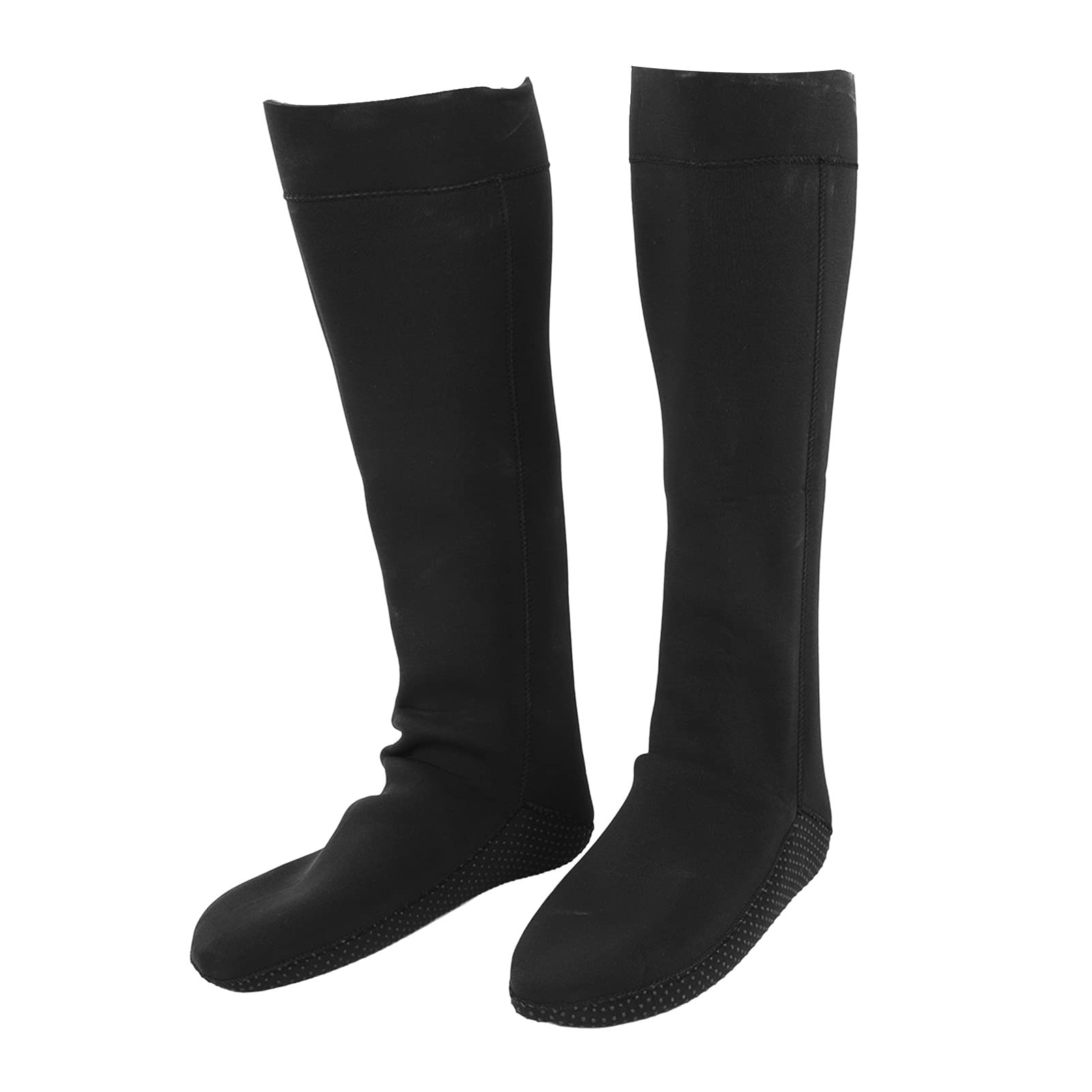 ZIZEV Thermal Water Socks, Prevent Slip 3mm Long Stretchy Precise Stitching Unisex Dive Socks for Men for Water Sports (XL)