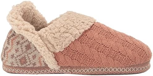 MUK LUKS Women's Magdalena Slipper, Pink Cable, Large | Image 5