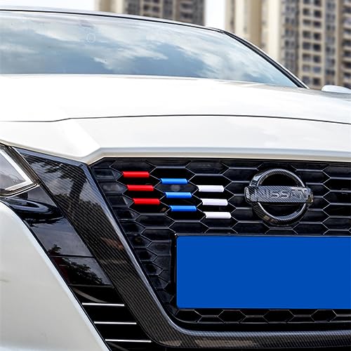 Image of ZiWen Sport Colorful Front Grilles Grill Trim For Nissan Altima 2019-2021 | Easy installation,insert grille trims,classy and beautiful modification,make the car front end better,standout from others.