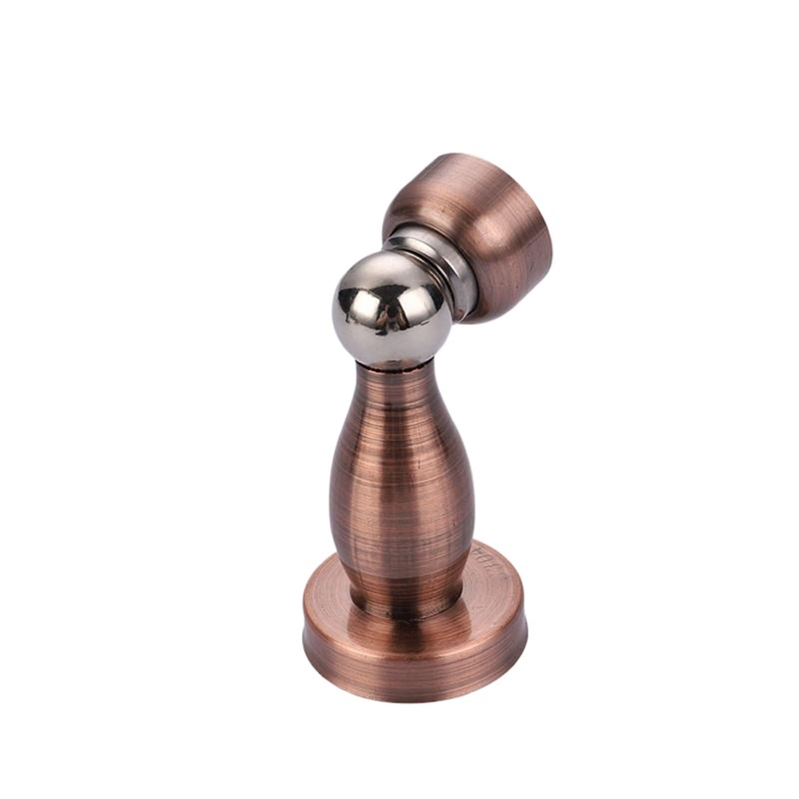 Luercher Rot Door Stop Magnetic Door Stops Bronze Magnetic Door Stopper Wall Floor Mount Heavy Duty Magnet Doors Catch Holder(Rot)