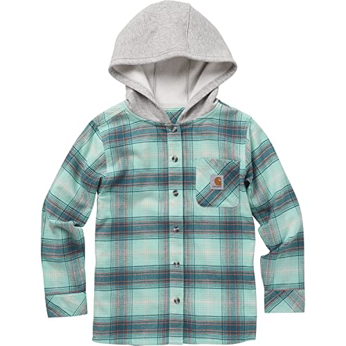 Image of Carhartt Girls' Long-Sleeve Pocket Flannel Shirt