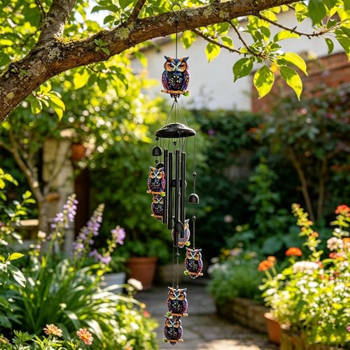 Carillon à vent en métal décoratif pour balcon et jardin de maison - 3