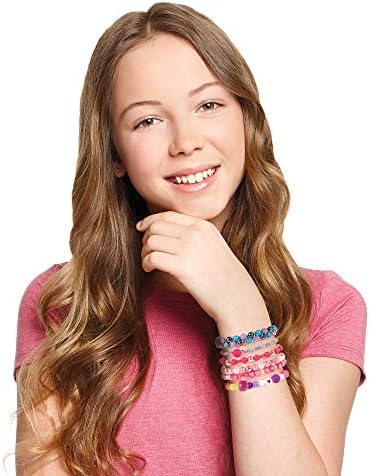 Make It Real DIY Jewellery Making Bead Set with Beads, Charms and Storage - Arts and Crafts for Kids - Girls Gifts