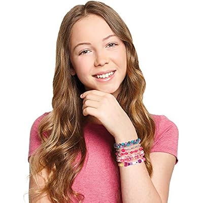 Make It Real Ultimate Bead Studio. DIY Tween Girls Beaded Jewelry Making Kit. Arts and Crafts Kit Guides Kids to Design and Create Beautiful Bracelets, Necklaces, Rings and Headbands
