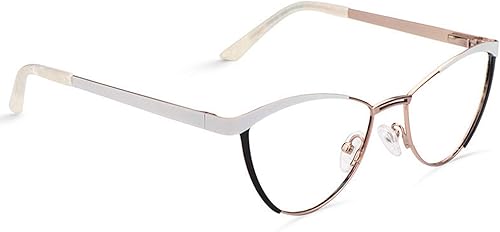 Miniatura 8 de Zeelool Gafas de bloqueo de luz azul ojo de gato de metal para mujer Sydney FM0125