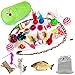 AILUKI 31 Stück Katzenspielzeug Set mit Grün Katzentunnel Jingle Bell Katzen Spielzeug Variety Pack für Kitty Grün