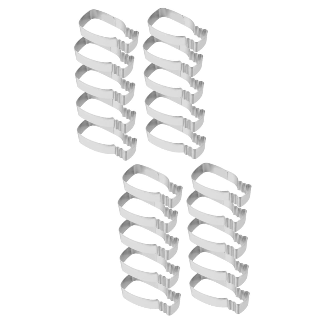 ABOOFAN 20 Pz Stampo per Biscotti taglierino Accessori per la Cottura tagliabiscotti Stampo da Forno Frutta Biscotto Bottiglia di Latte Stampo da Torta Acciaio Inossidabile
