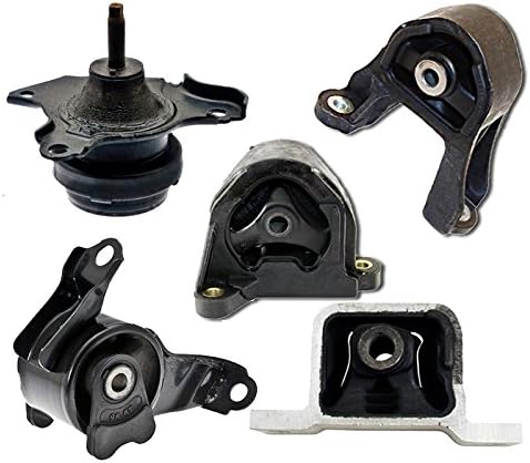 Compatible with 2003-2006 Honda Element 2.4L 4WD Auto Motor & Trans Mount Set 5PCS : A6597, A4573, A65010, A4504, A4579 - K0985