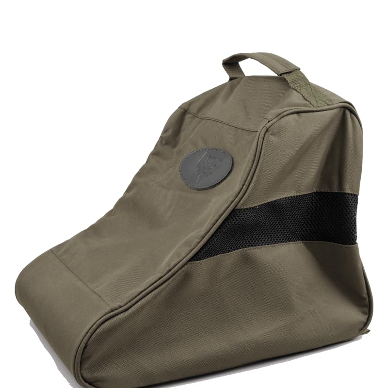 Sac à Bottes De Chasse DJV - Protection Pour Bottes Mouillées Et Boueuses - Hauteur Max 53 Cm - Pliable Avec Filet Aération