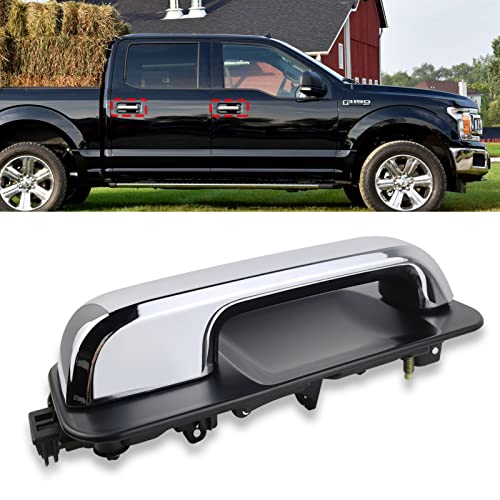 Moonlinks Compatible with Ford F150 Door Handle,2015-2020 F150 Front/Rear Passenger Exterior Door