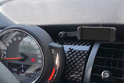 Miniatura 7 de iJDMTOY Kit de soporte de montaje GPS para teléfono inteligente con tacómetro compatible con Mini Cooper Gen2 R55 R56 R60 R61 (giratorio de 360