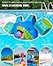 AEOCOO Puddle Float Jumper 20-30-50-60-70 Pounds, Toddler Swim Vest for 1-3-5-6-9 Years Old, Pool Floats with Swimming Arm Floaties Swim Jacket for Kids Swimmies, Boys, Girls, Niños, Dinosaur
