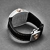 Franck Muller Men's 'Vanguard' Black Dial Black Rubber/Leather Strap Automatic Watch 45SCBLKBLKSTG5N