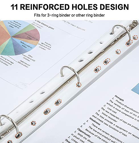image for Sheet Protectors, PANDRI 300 Pack Clear Heavy Duty Plastic Page Protec