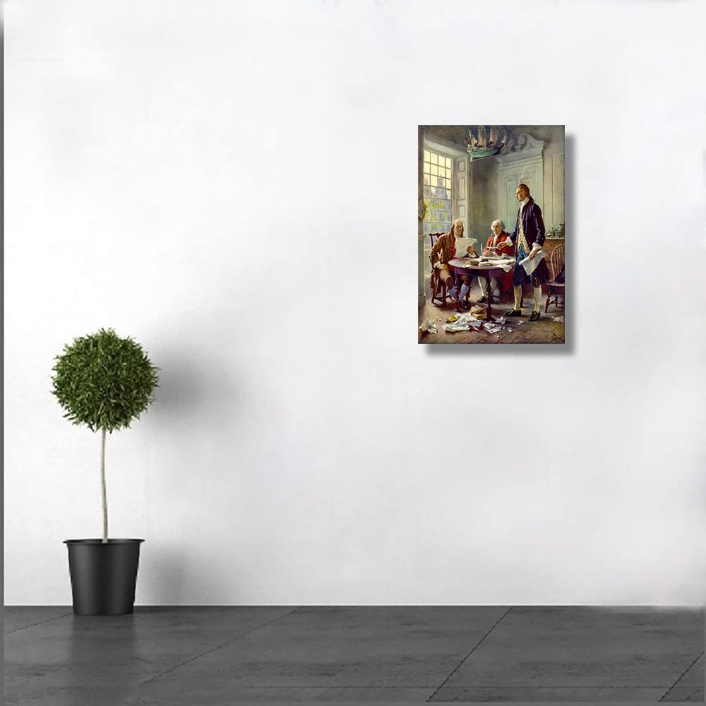 Colorful Modern Abstract Artwork Painting Poster Decorative Painting Canvas Wall Art Living Room Posters Bedroom Painting,Frame-style,12x18inch(30x45cm