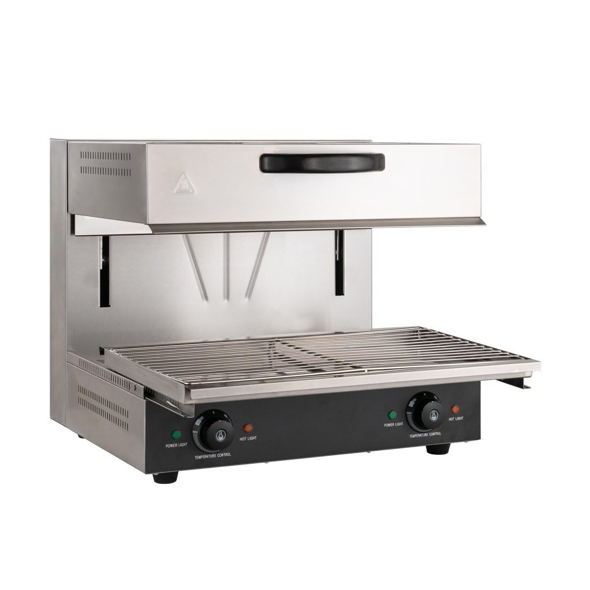 GastroHero Elektro-Lift-Salamander, 1 Grillrost 59x32 cm, Edelstahl SM-60L