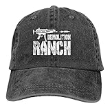 VCBEGE Demo-Lition Ranch Adjustable Unisex Hat Baseball Caps Black