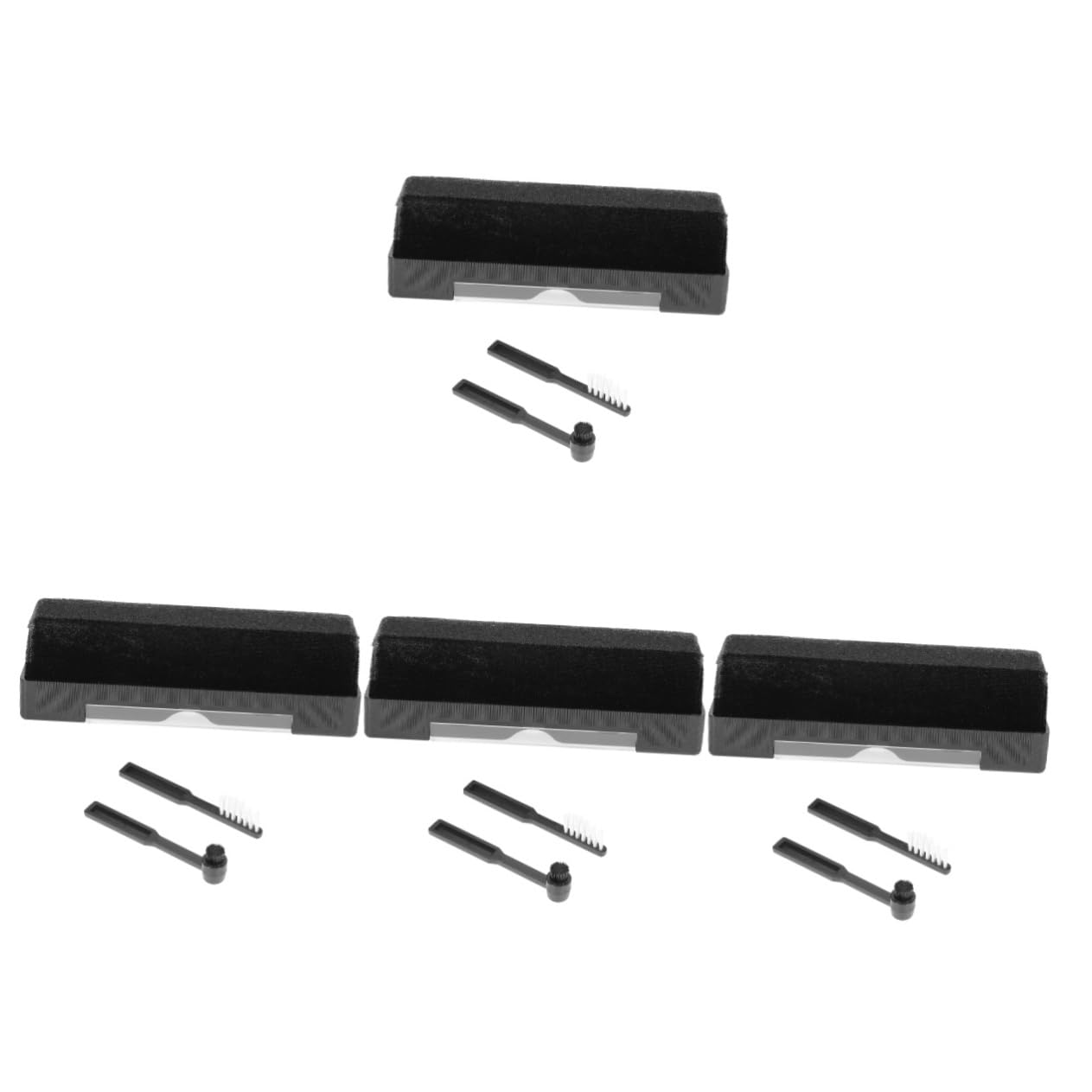 HOMSFOU Kit De Nettoyage pour Vinyles 4 Ensembles Produit d'entretien Et De Nettoyage pour Phono Brosse Robuste pour