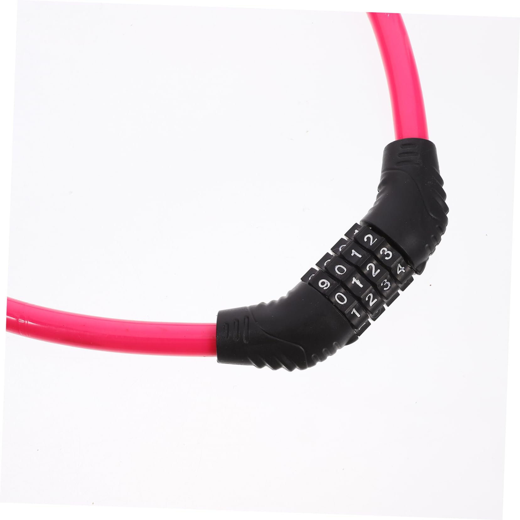 BESPORTBLE 5pezzi Catena Antifurto Per Bicicletta Con Combinazione Sicurezza Alta Per Mountain Bike e Scooter Design Portatile e Facile Da Usare Adatta Per Manubri e Telai Di Varie