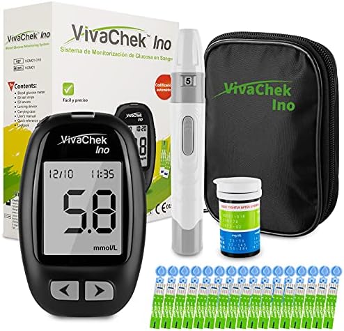 Blood Glucose Monitor Meter, Diabetes Test Kit [2022 Upgrade Viva...