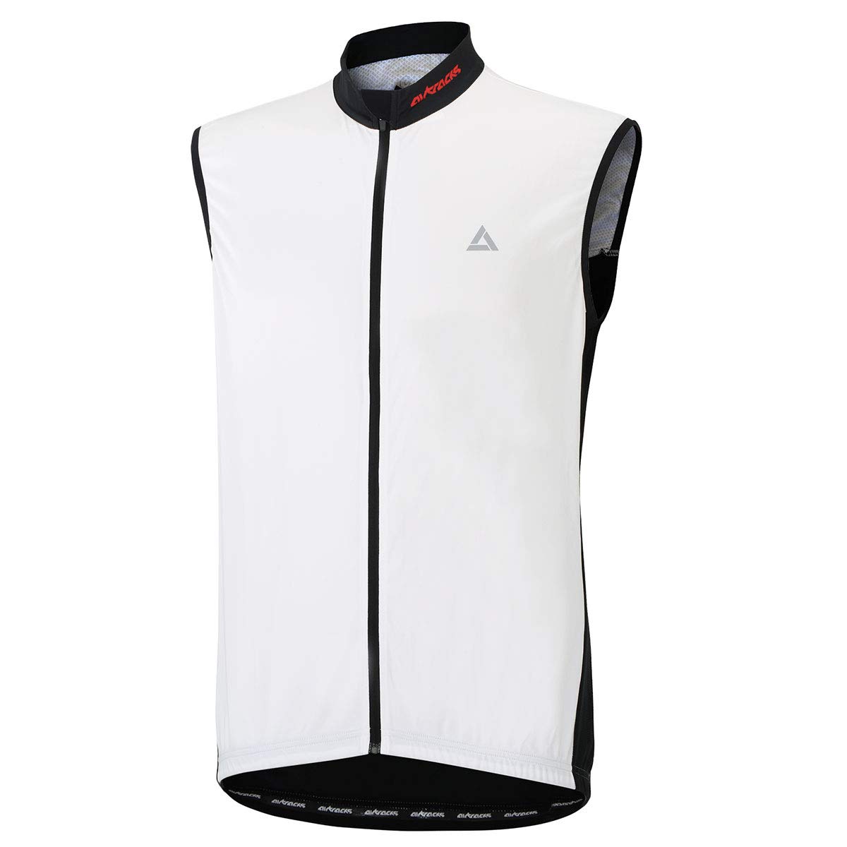 Airtracks Herren Funktions Fahrradtrikot Kurzarm - Ärmellos Comfort Line - Radtrikot - Jersey - Fahrradshirt - Bikeshirt MTB mit Taschen - Atmungsaktiv - UV Schutz - Schnelltrocknend - Reflektoren