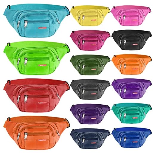 Best waist packs for hiking Kajaia 16-Piece Fanny Pack Set