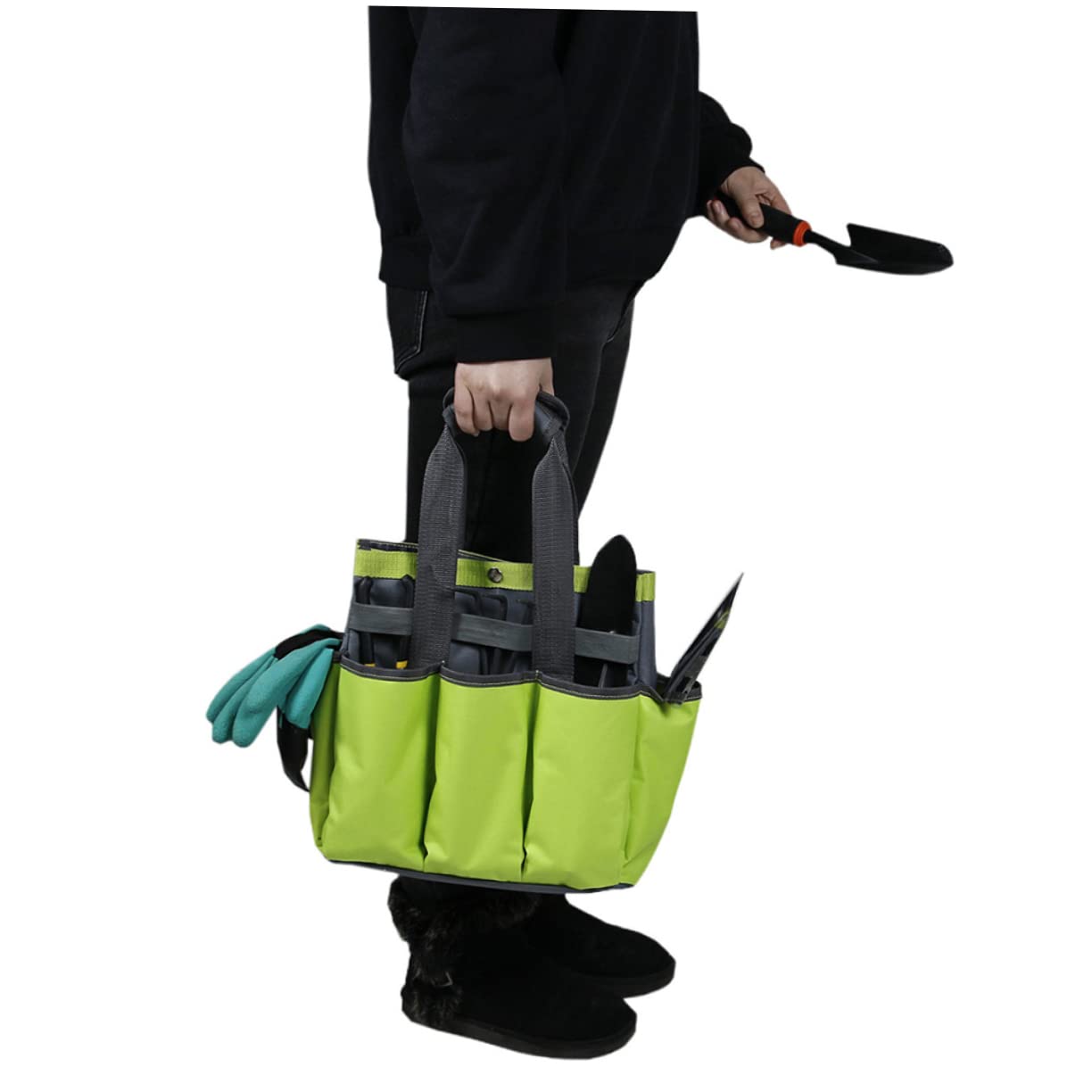 Homoyoyo Caja De Herramientas Bolsa De Jardín Bolsa De Jardinería Bolsos De Mujer Para El Trabajo Bolsos De Mano De Las Mujeres Múltiples Bolsillos Portaherramientas Tela Oxford Hombre