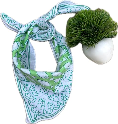 100% Organic Cotton Bandana Moselle, Bandana Scarf, Paisley Design Scarf, Unique Design Hand Printed Paisley Design Cotton Scarf, Cotton Bandana For Men and Women, Best Gift For Men And Women2