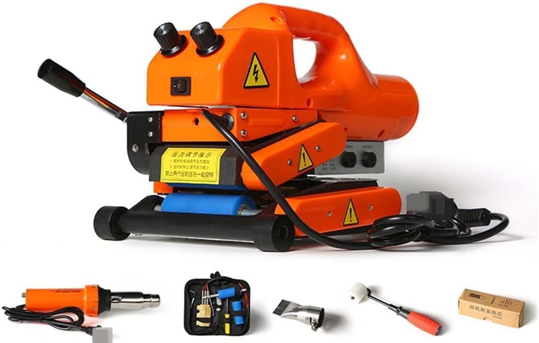 1100W Geomembranowa maszyna do spawania PVC HDPE PE EVA ze stalowym wałkiem do hydroizolacji oczyszczanie ścieków z tunelu składowiskowego 10-20 cm