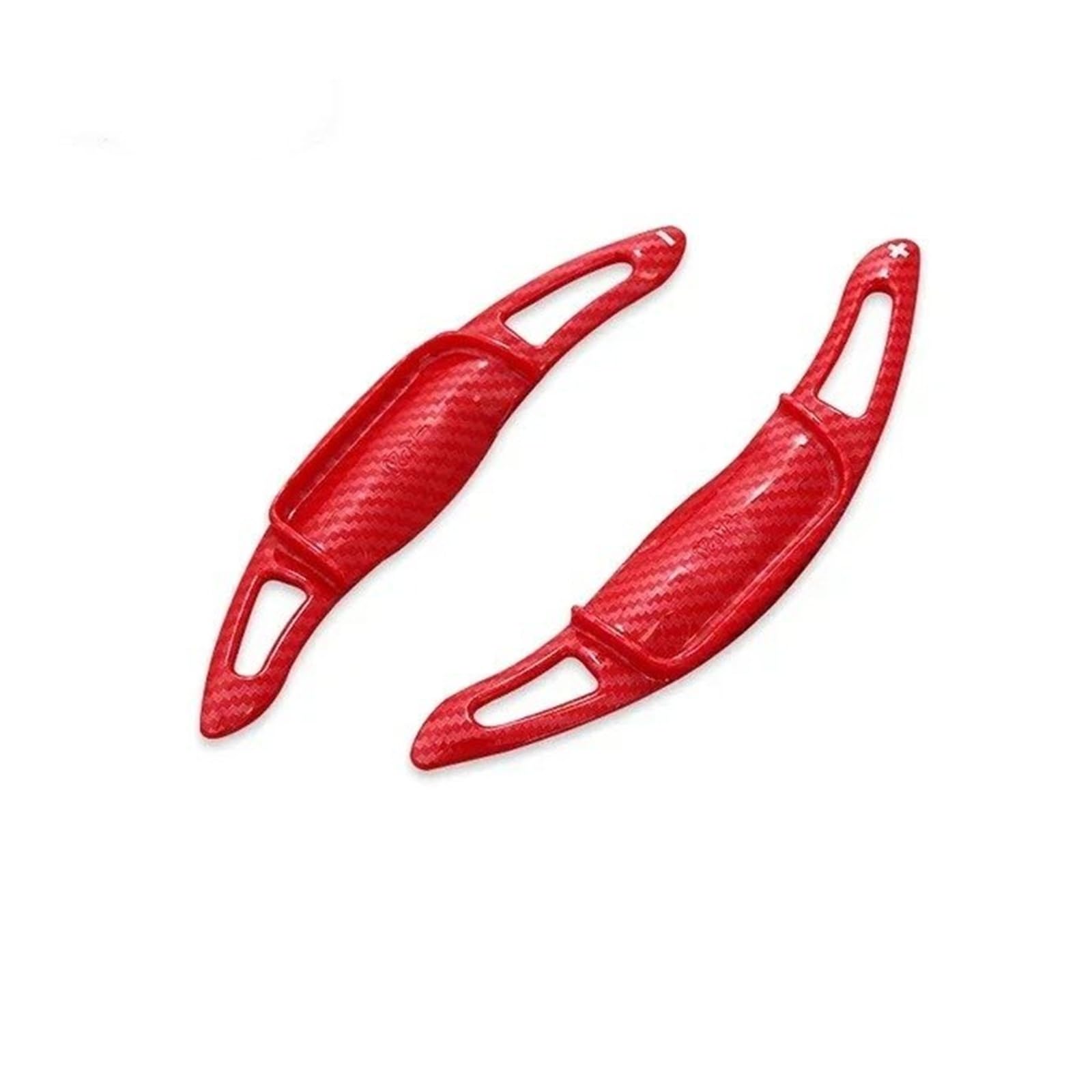 Zhangzhengyao Carbon Red Car Steering Wheel Shifter Paddle For Toyota For Caramry For Corolla For Avalon Car Steering Wheel Paddle Shift Abs Carbon Fiber Shifter(Carbon Red)