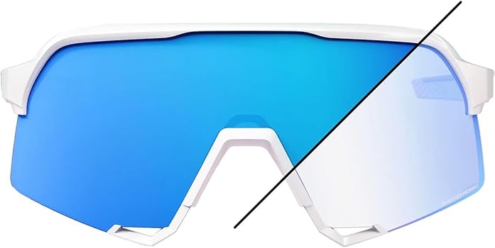 Amazon.com: 100% S3™ Bastille Blue Mirror Photochromic Lens