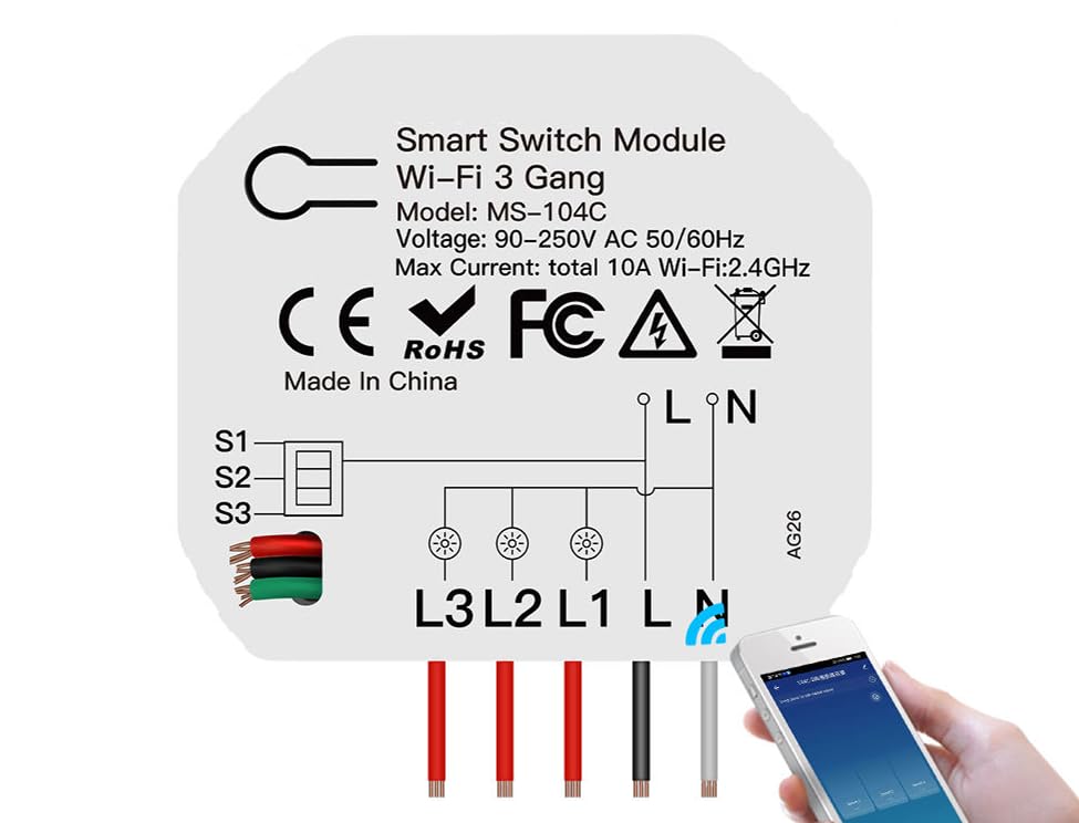 Hider 4 Gang WiFi-SMART MINI SWITCHES-picture-14