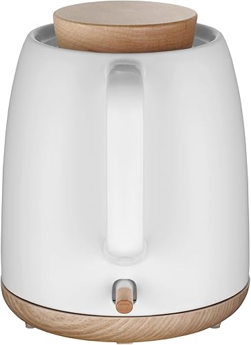 Miniatura 3 de Concept RK0085 Elegant Ceramic Electric Kettle, 1 L, White