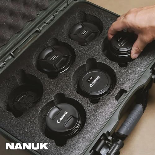 Maleta resistente NANUK 918 para 6 lentes de cámara miniatura 7